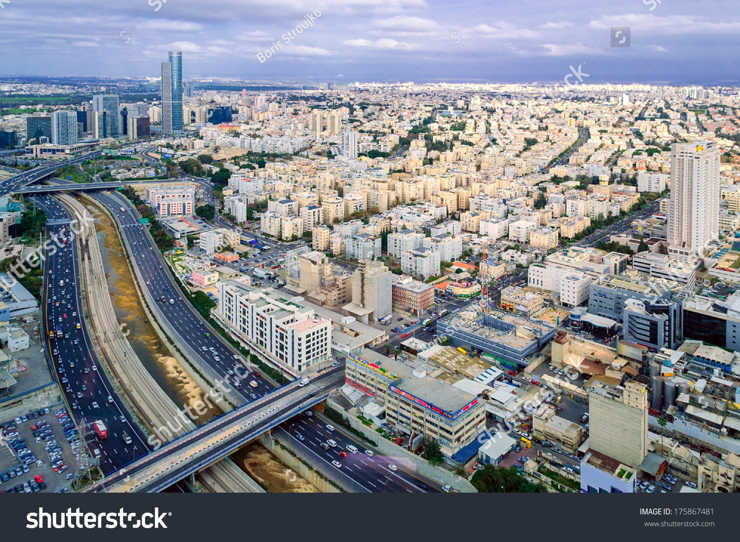 Tel Aviv Israel Business District Ramat Stock Photo (Edit Now) 175867481