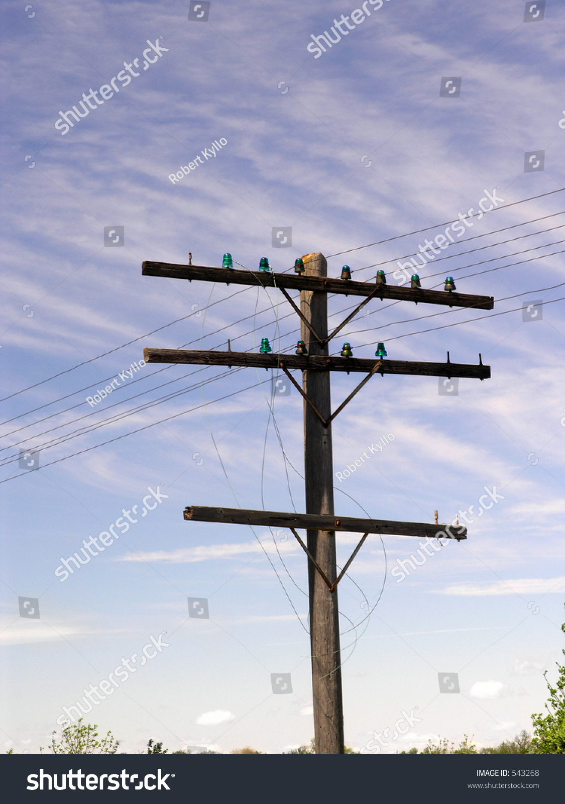 Telegraph Pole Stock Photo (Edit Now) 543268