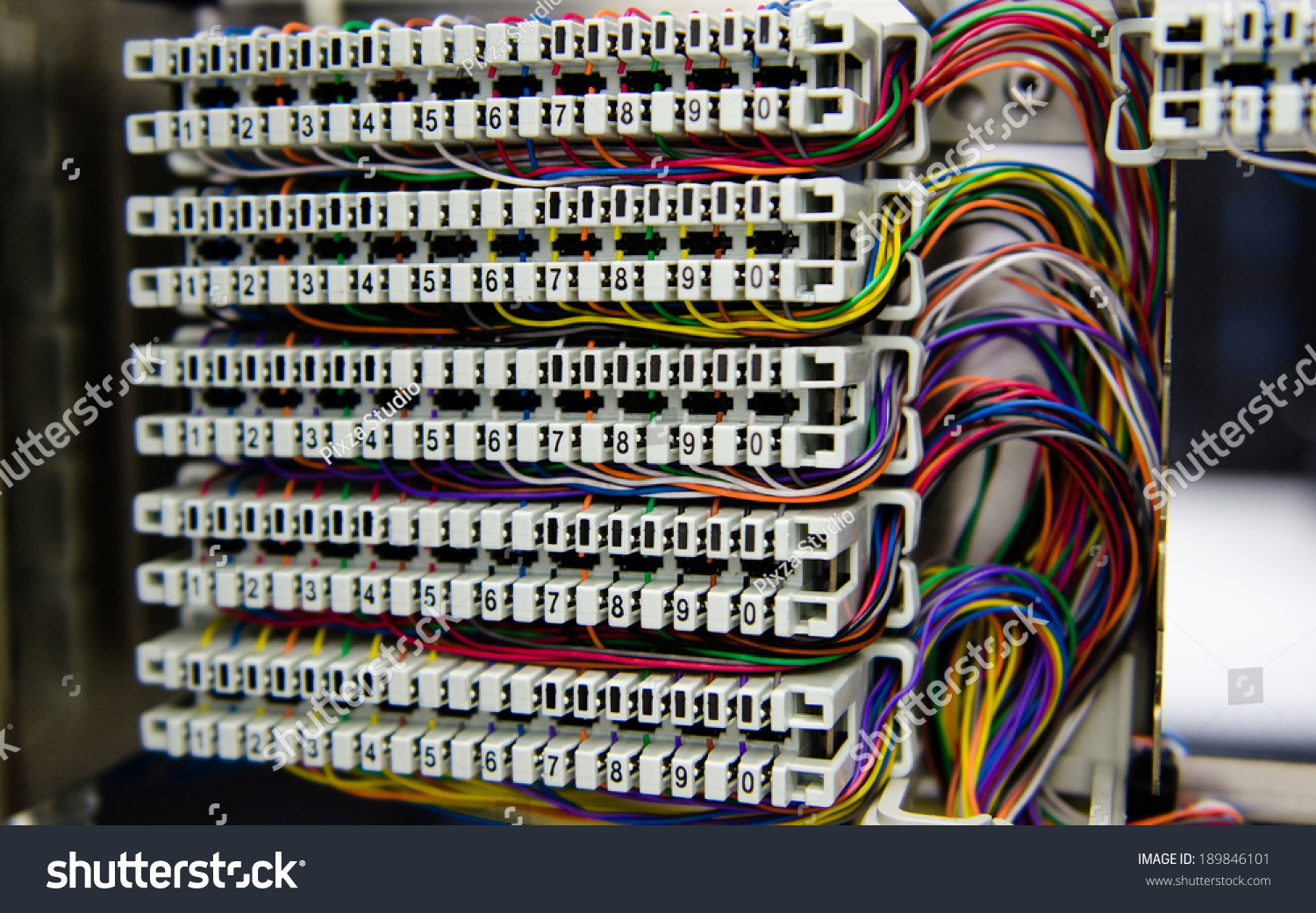 telephone switchboard panel wiring analog telephone stock photo Telephone Wiring Plug telephone switchboard panel and wiring for analog telephone