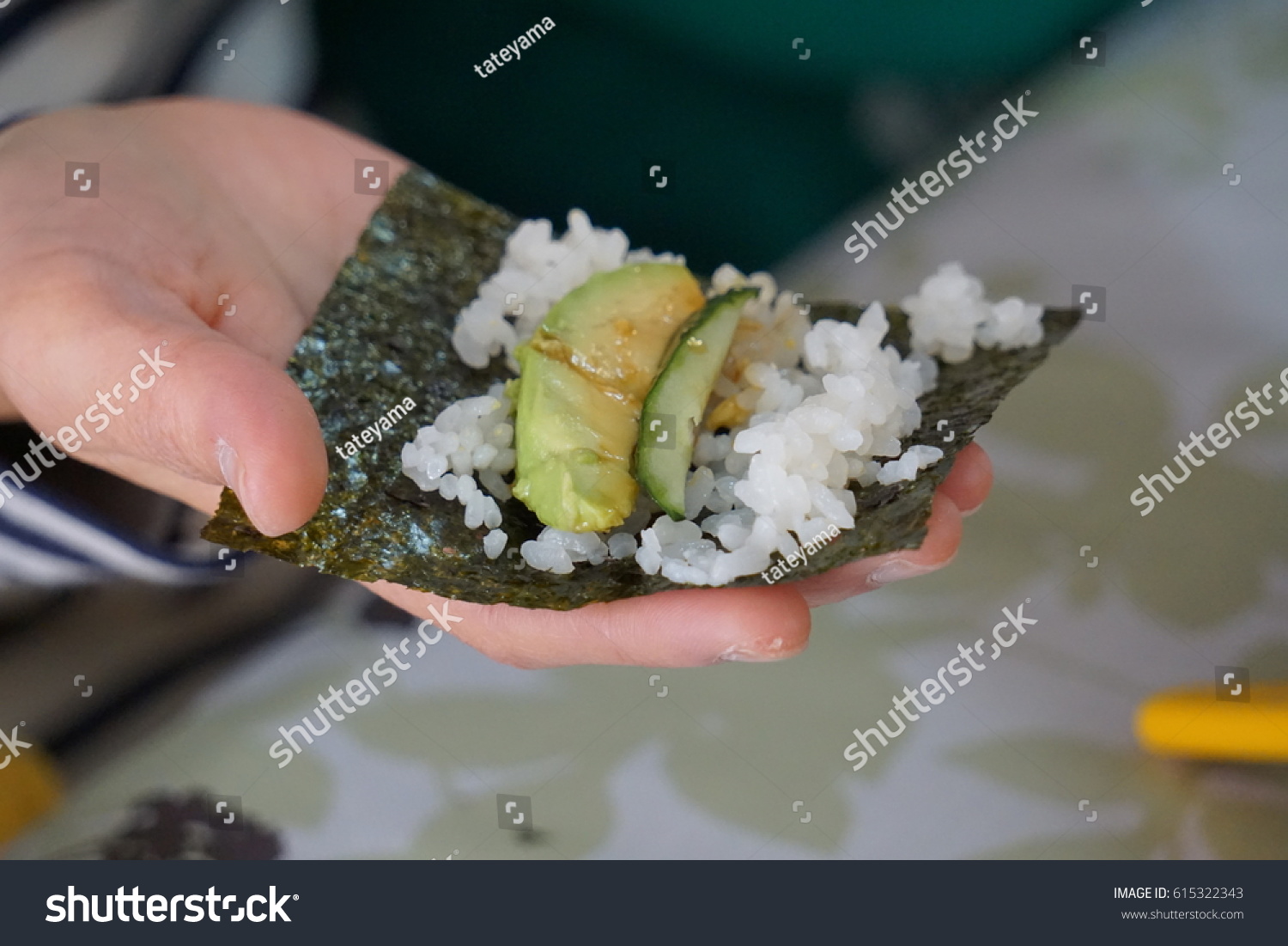 Temakizushi Kind Sushi Sometimes Japanese Eat Stock Photo Edit Now