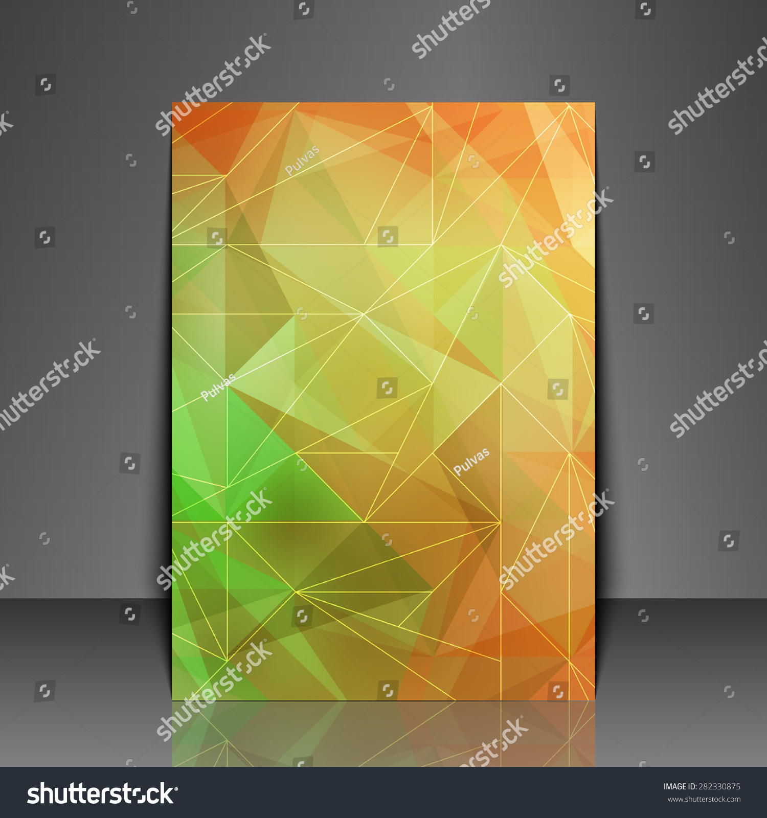 Template Flyer Abstract Background Stock Illustration 282330875