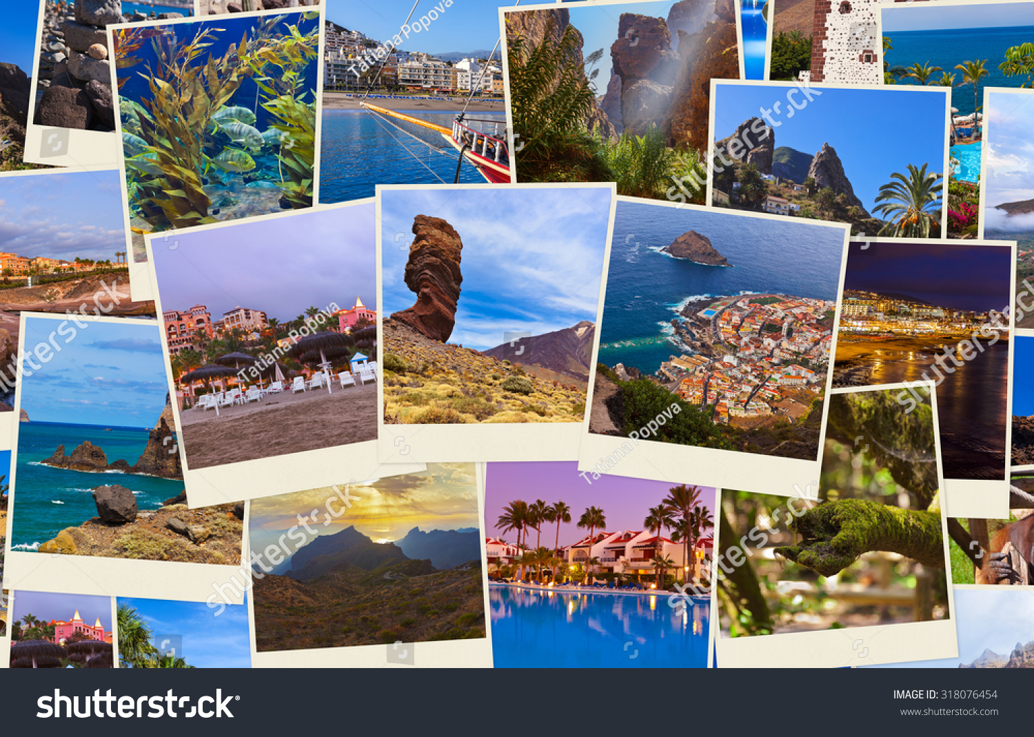 Tenerife Canary Images Nature Travel Background Stock Photo