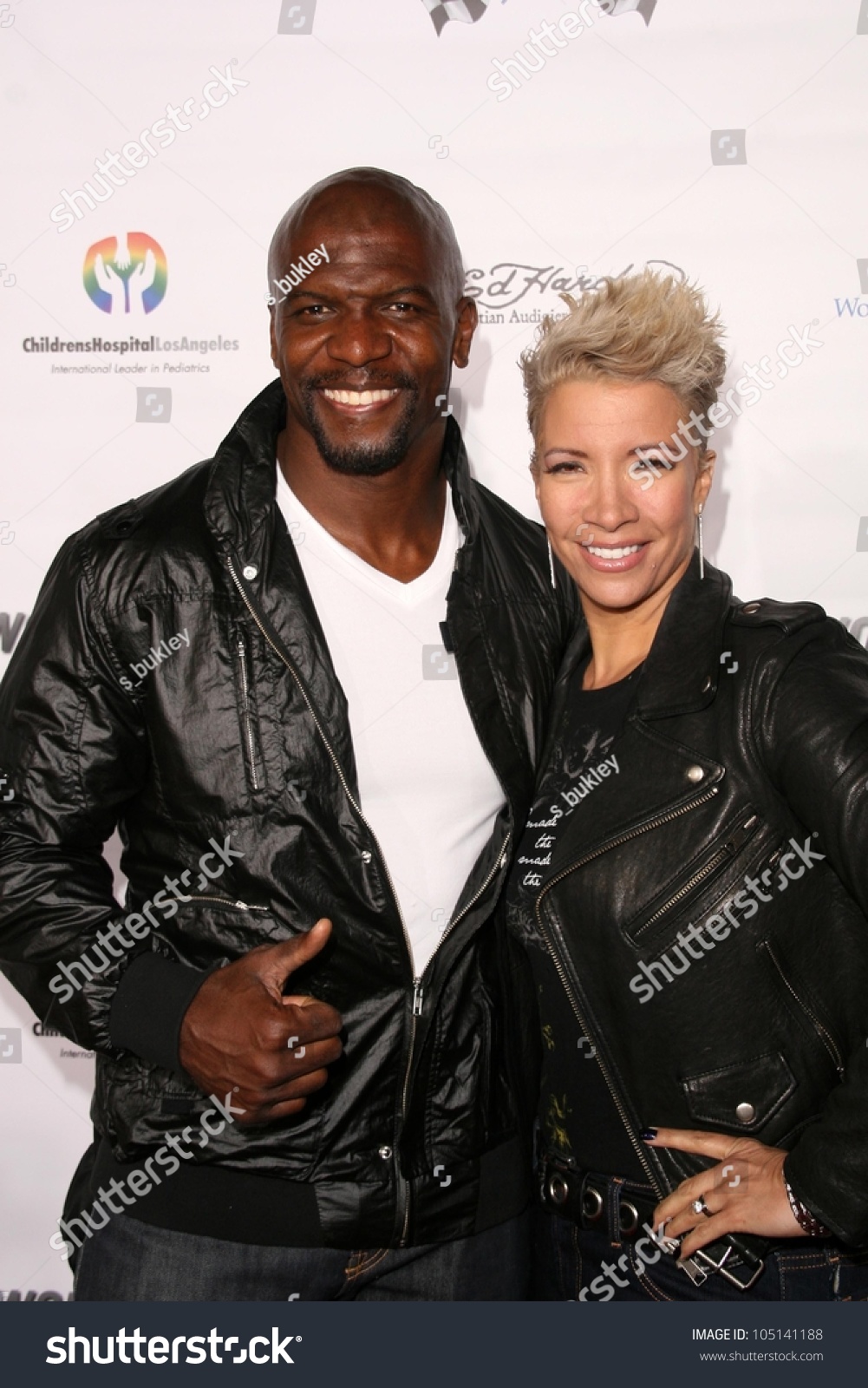 Terry Crews Wife Rebecca Rally Kids Stock Photo (Edit Now) 105141188