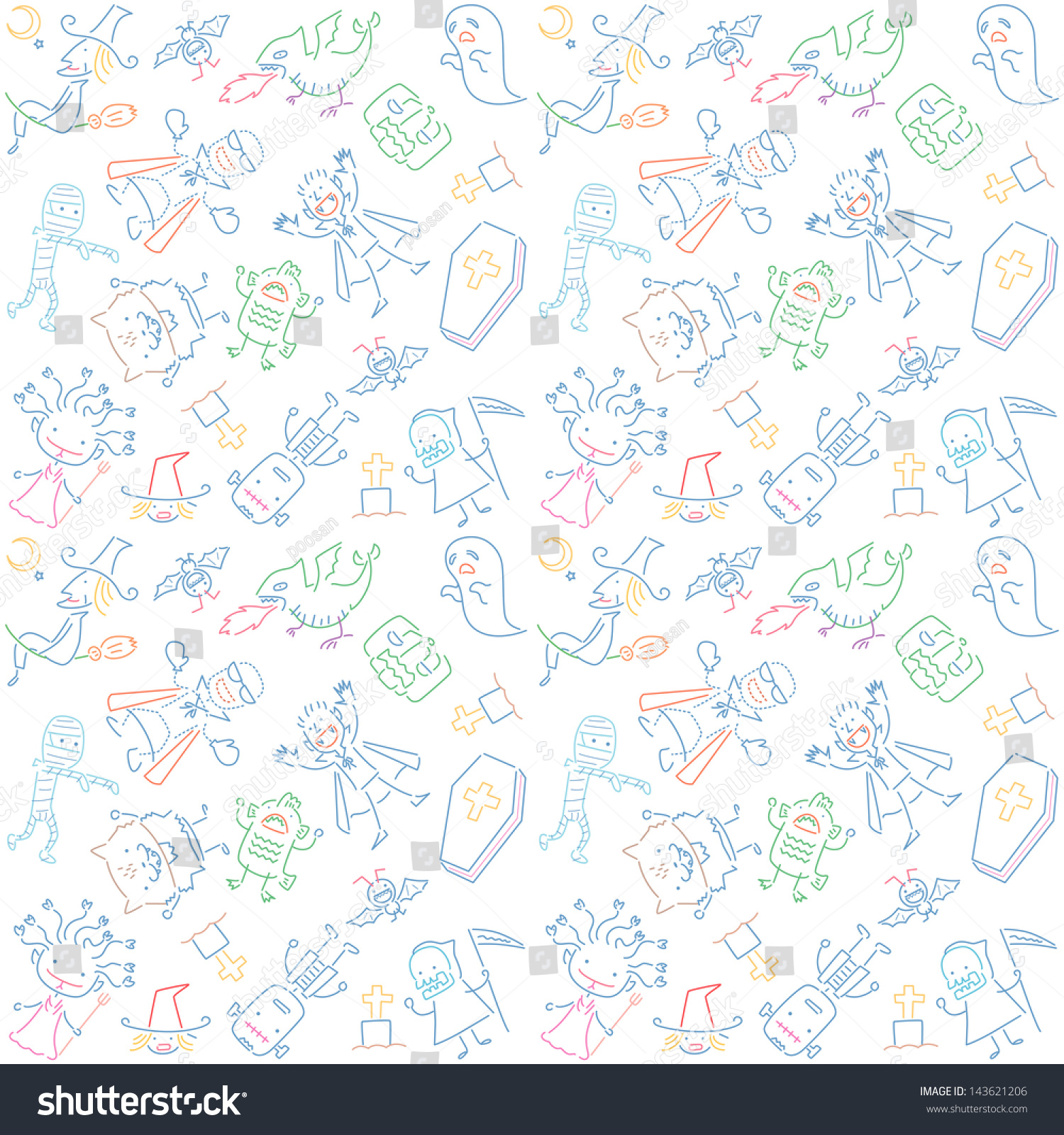 Texture Creature Stock Illustration 143621206 | Shutterstock