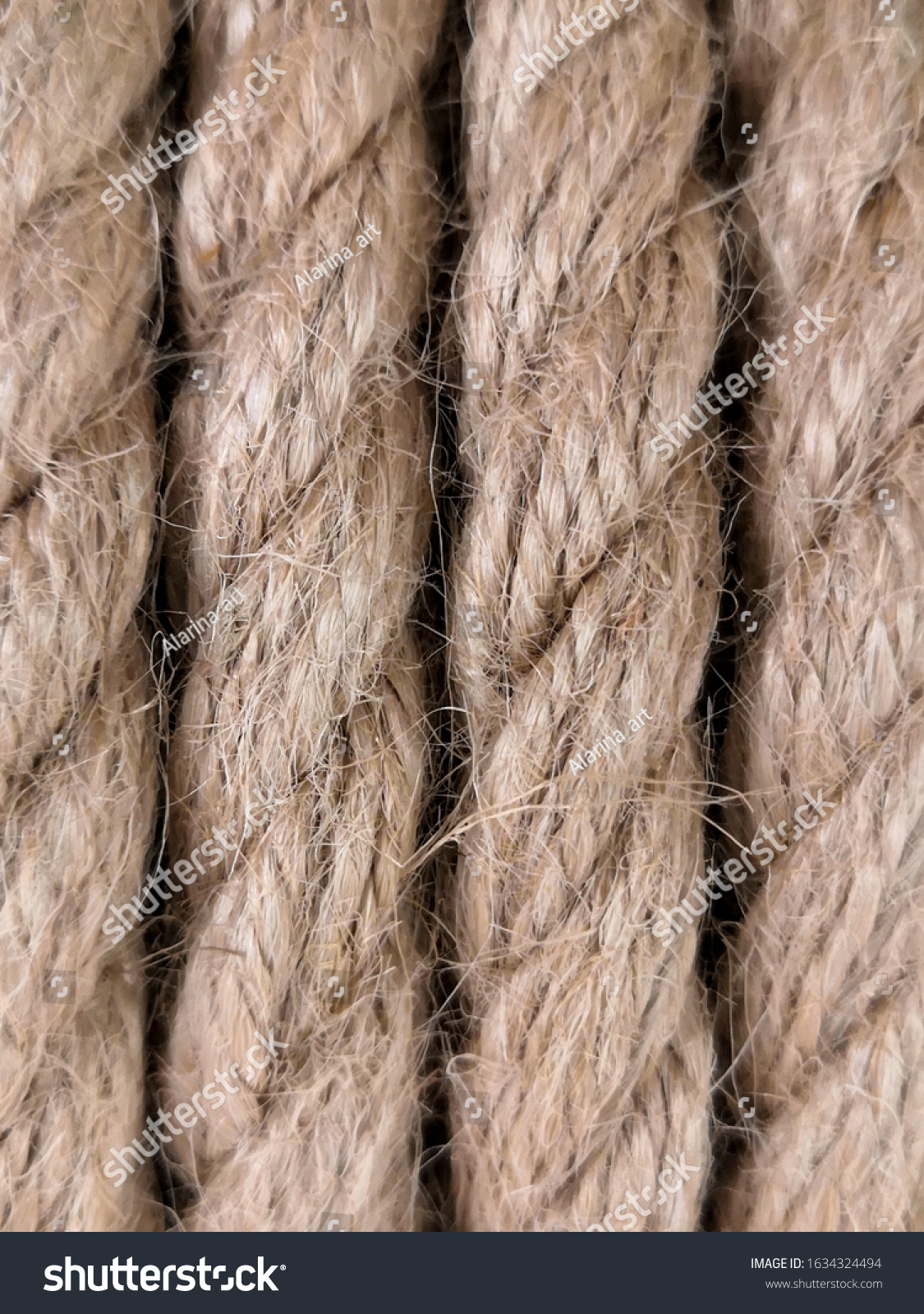 what is natural rope made of