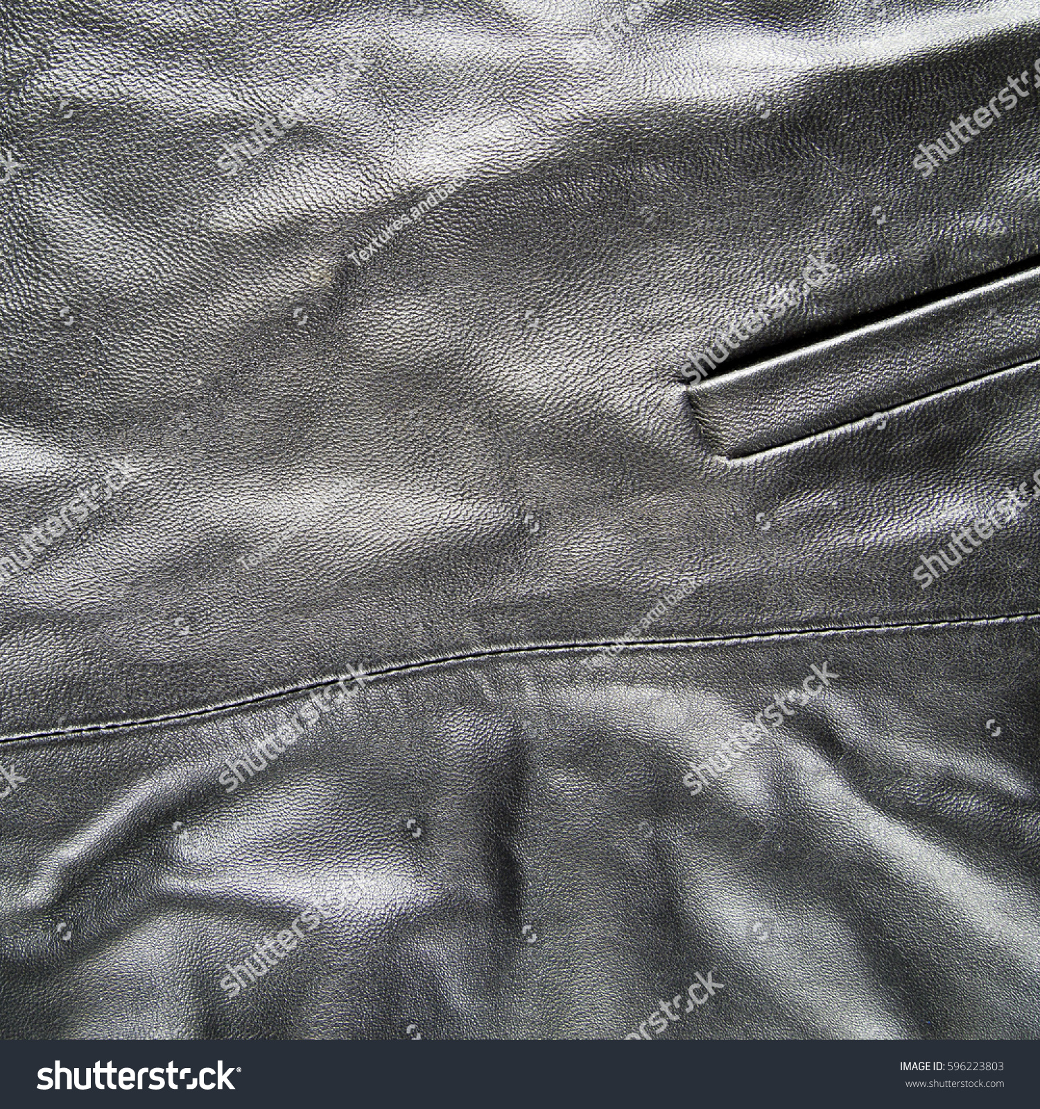 Texture Black Leather Stitches Stock Photo 596223803 - Shutterstock