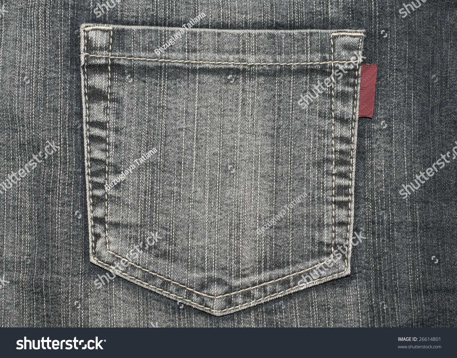 Texture Jeans Pocket Stock Photo 26614801 | Shutterstock