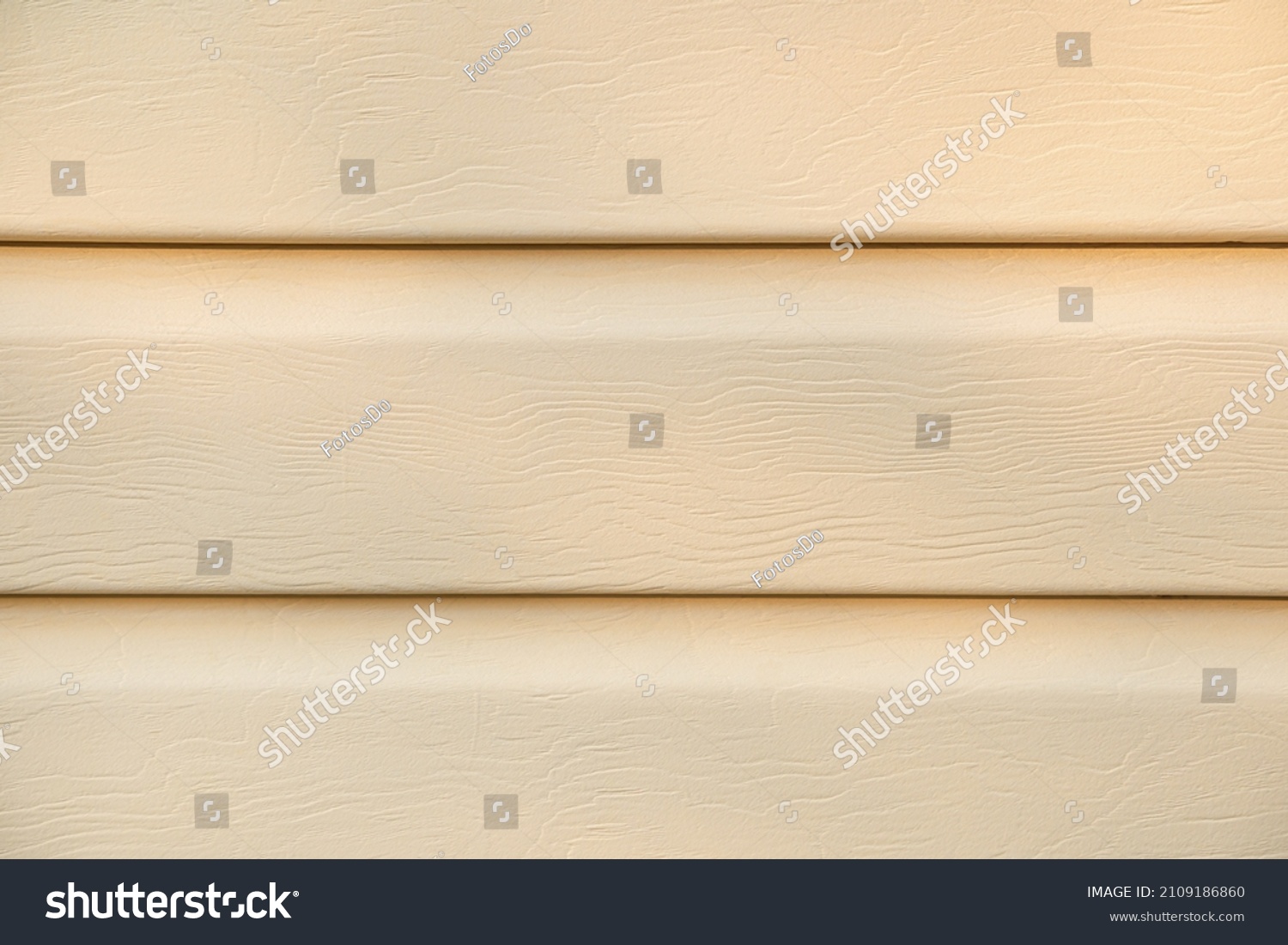 Textured Beige Siding Background Beige Sheathing Stock Photo 2109186860