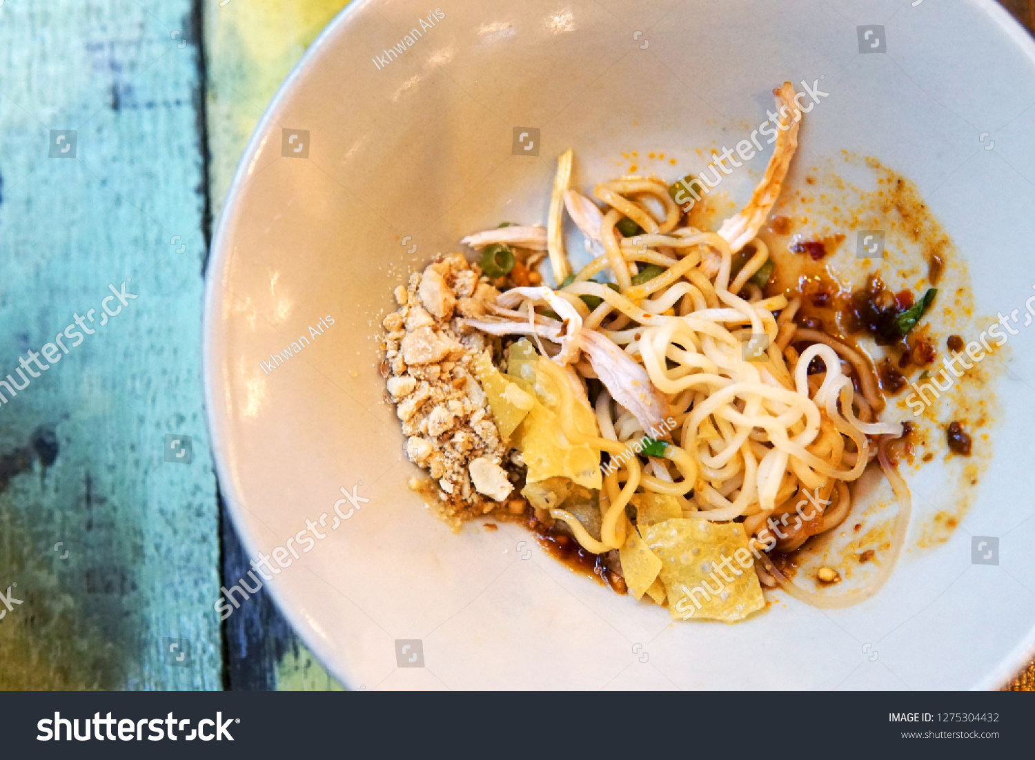 Thai Boat Noodlethai Style Noodlebowl Thai Stock Photo Edit Now 1275304432