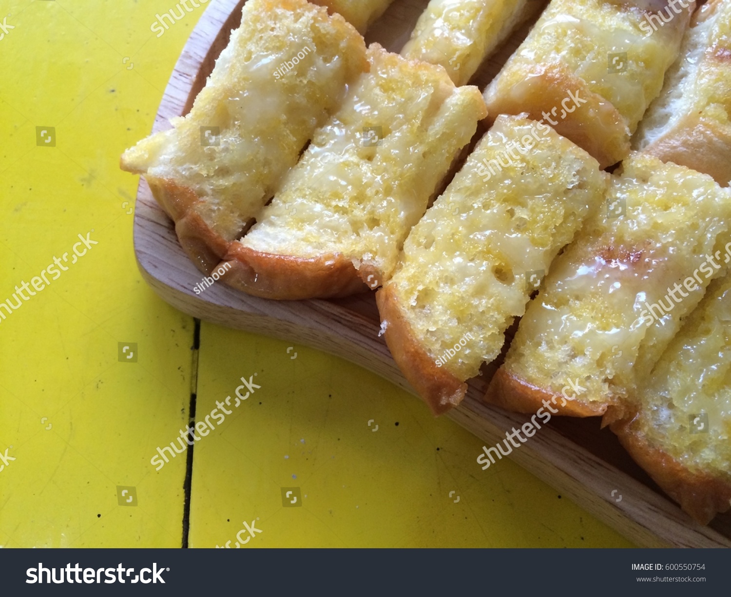 Thai Dessert Bread Butter Sugar Toast Stock Photo Edit Now