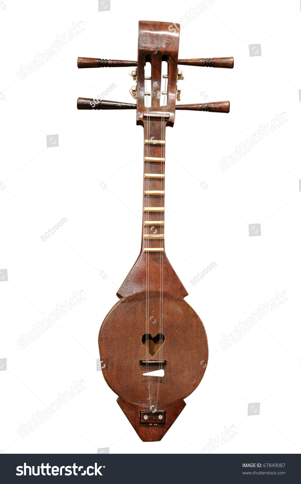 Thai Musical Instruments Lanna Ancient Singsong Stock Photo 67849087 ...