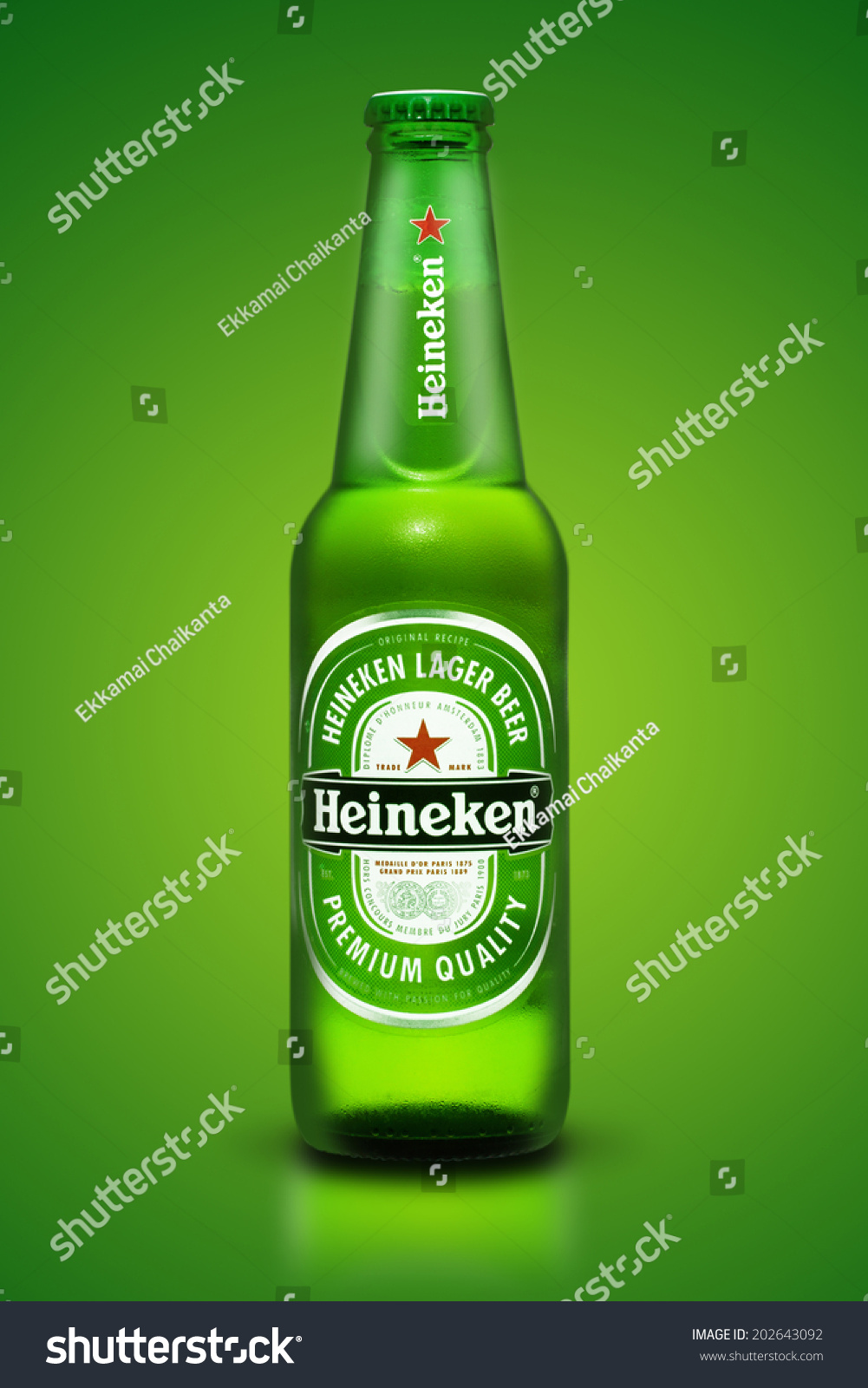 Thailand, Bangkok - July 3, 2014 Heineken Lager Beer Is The Flagship ...
