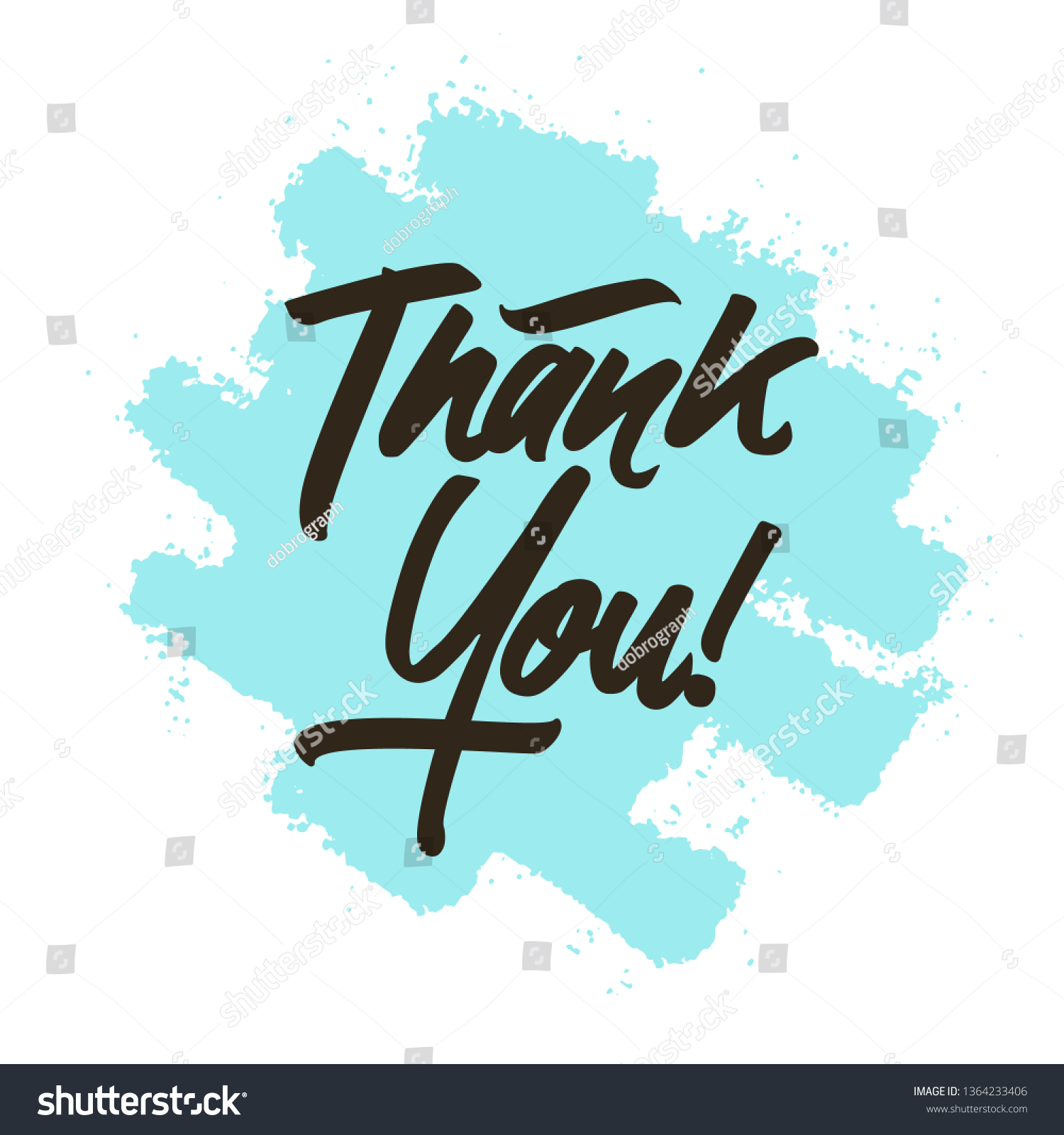 Thank You Illustration Stock Illustration 1364233406 | Shutterstock