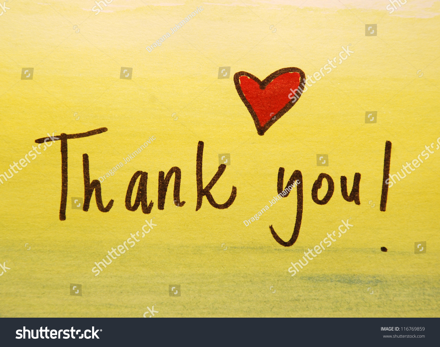 Thank You Message Stock Photo 116769859 | Shutterstock