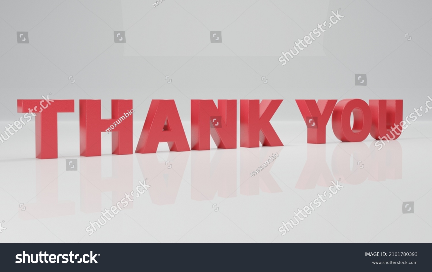 Thank You Sign Text Object 3d Stock Illustration 2101780393 | Shutterstock