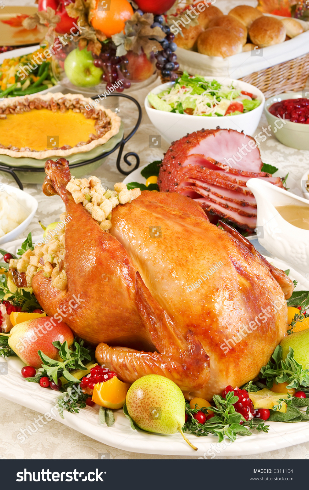 Thanksgiving Dinner Stock Photo 6311104 - Shutterstock