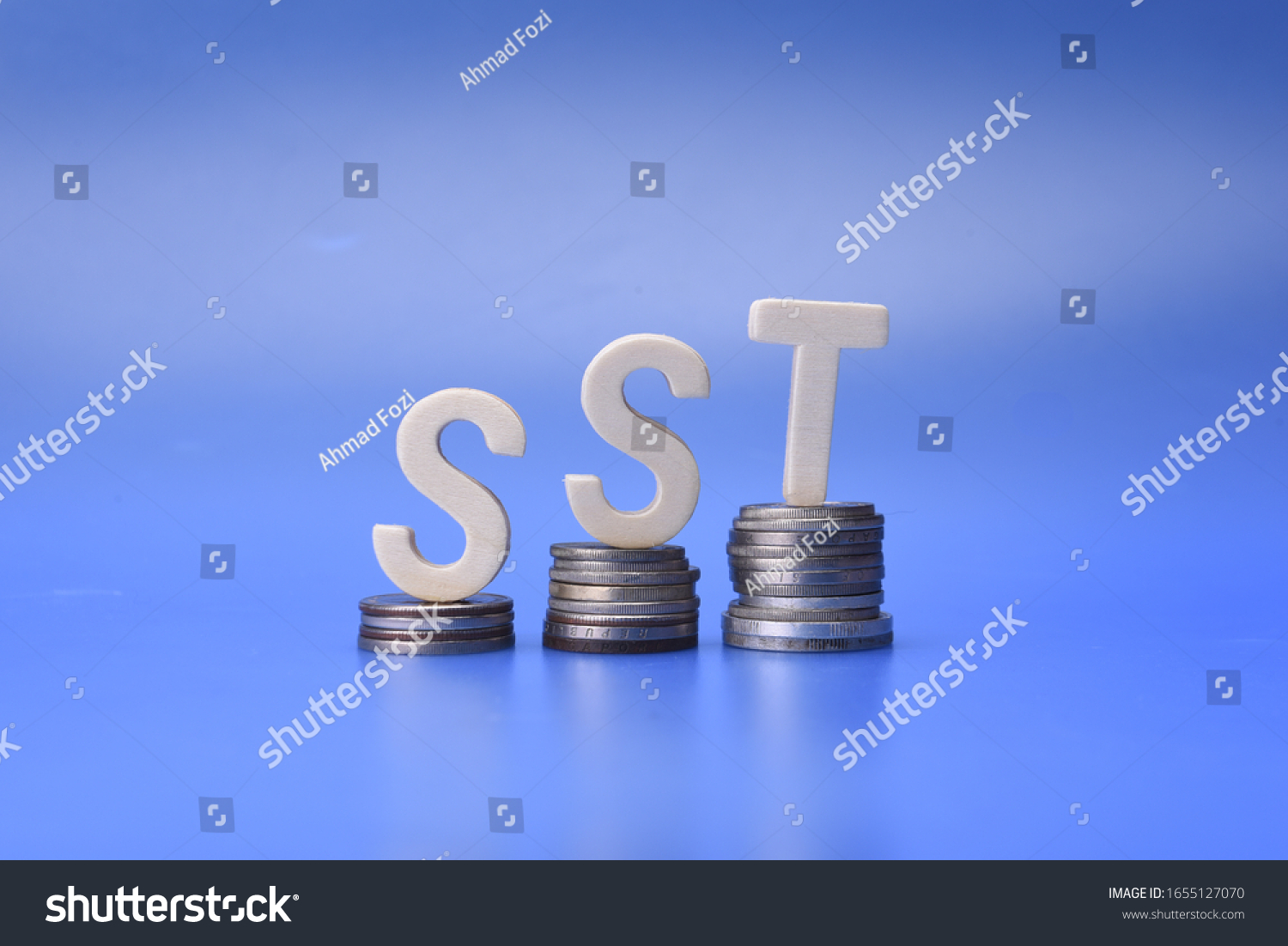 Abbreviation Sst Sales Service Tax On Stock Photo (Edit Now 