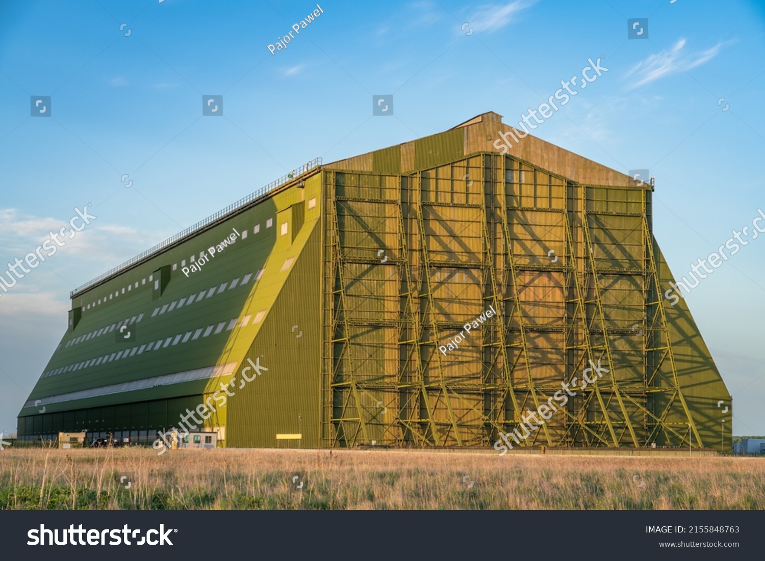 Airship Shed Hangar Cardington Airfield Previously Stock Photo 2155848763 Shutterstock