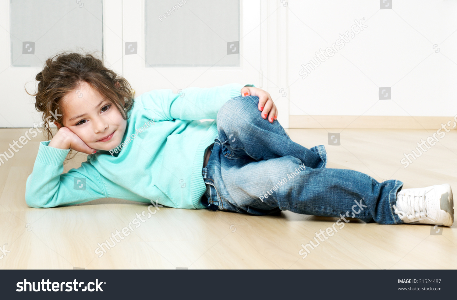 Amusing Little Girl Kindergarten Stock Photo 31524487 | Shutterstock