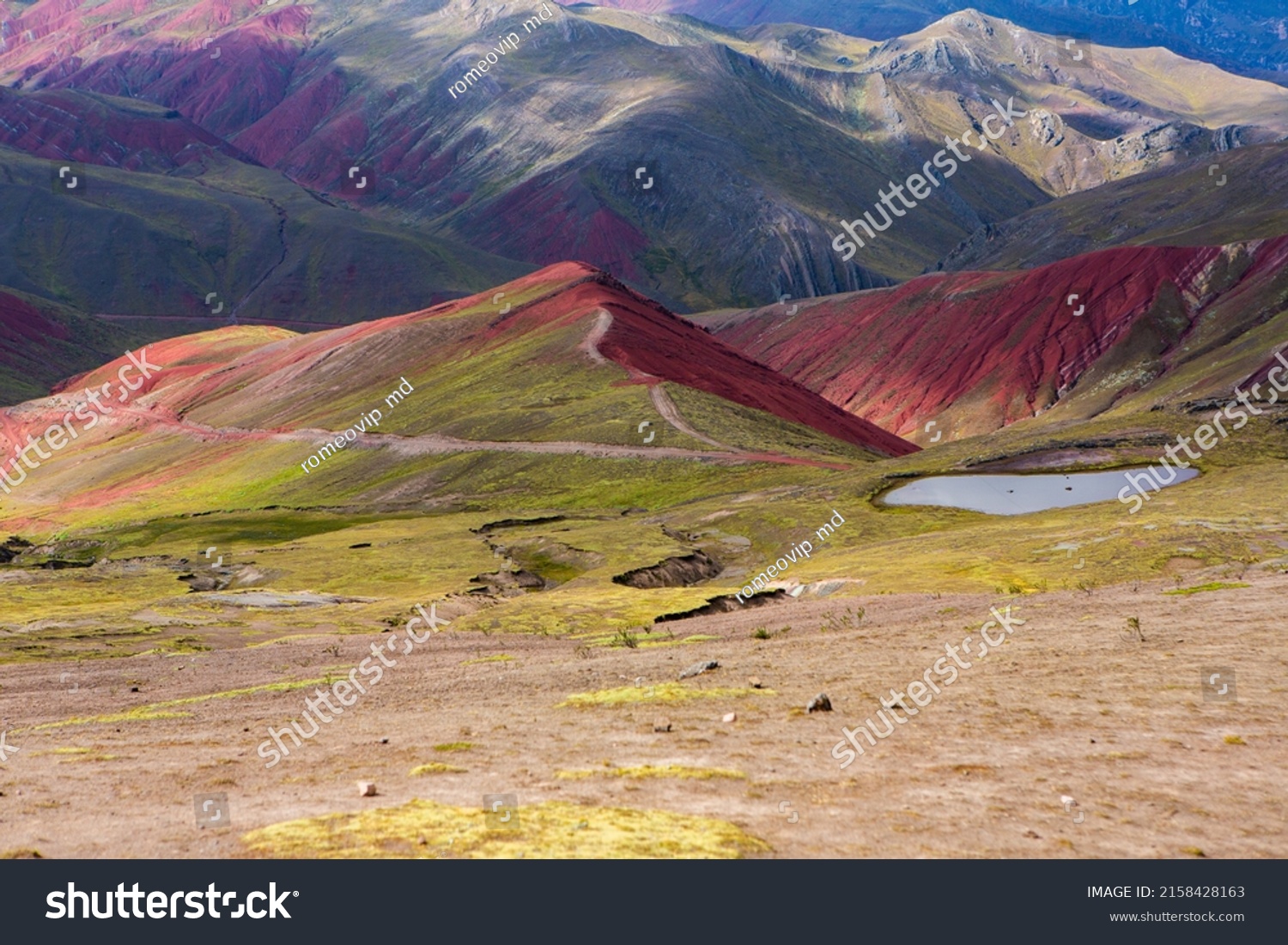 Andes Andes Mountains Andean Longest Continental Stock Photo 2158428163 