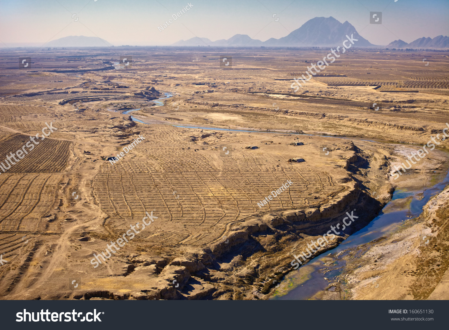 Arid Landscape Kandahar Province Appears Bleak Stock Photo 160651130 ...