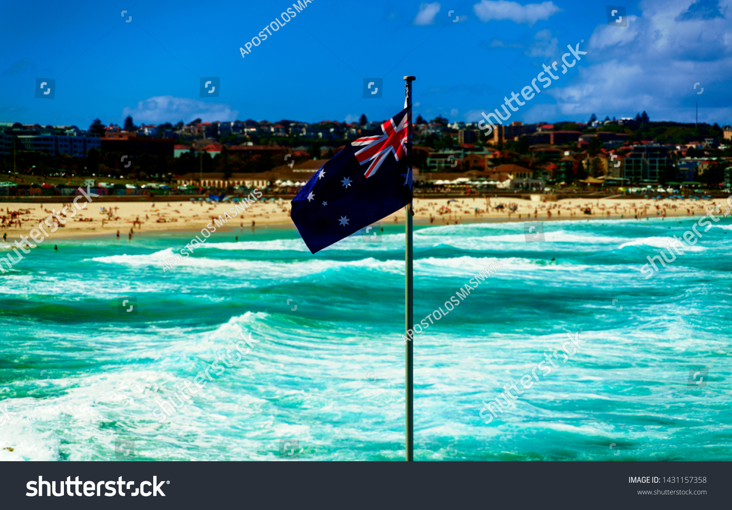 australian-flag-waving-bondi-beach-blurred-stock-photo-1431157358