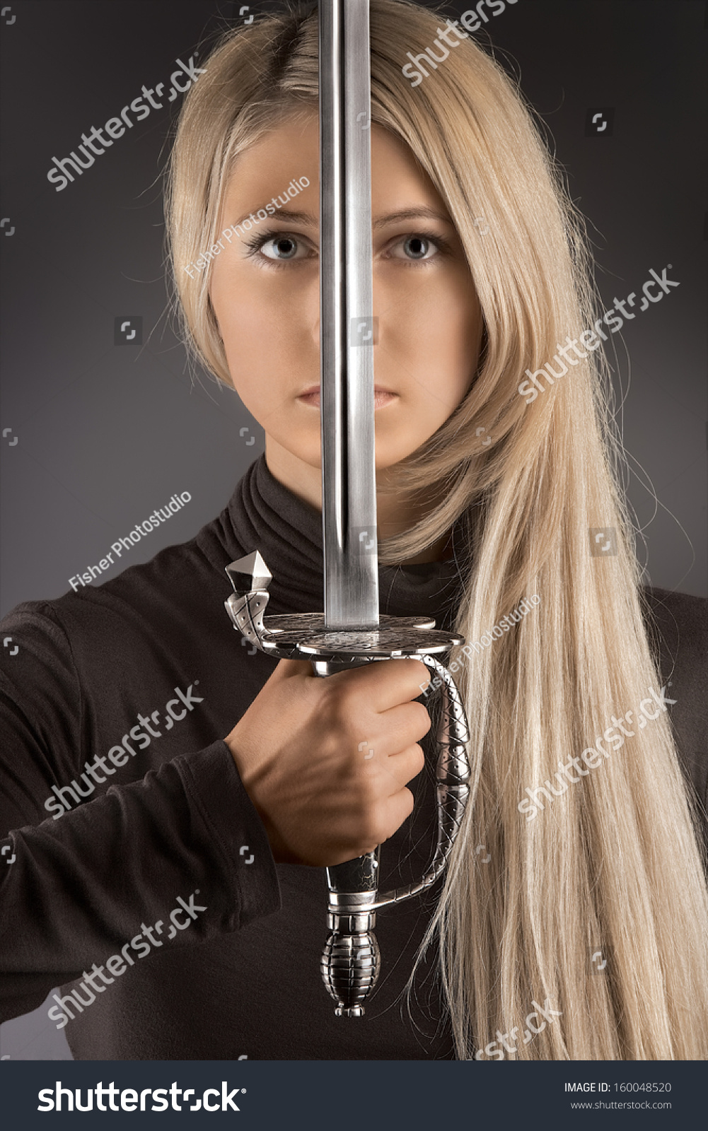 Girl Holding Sword Images Stock Photos Vectors Shutterstock