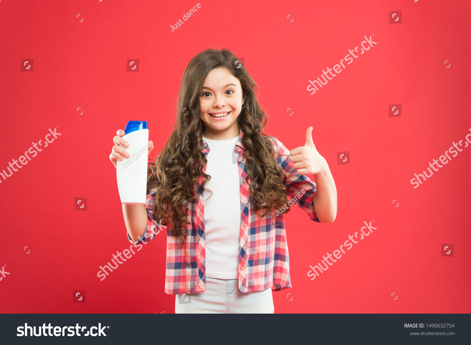Best Gel Kids Small Child Wavy Stock Photo Edit Now 1490632754