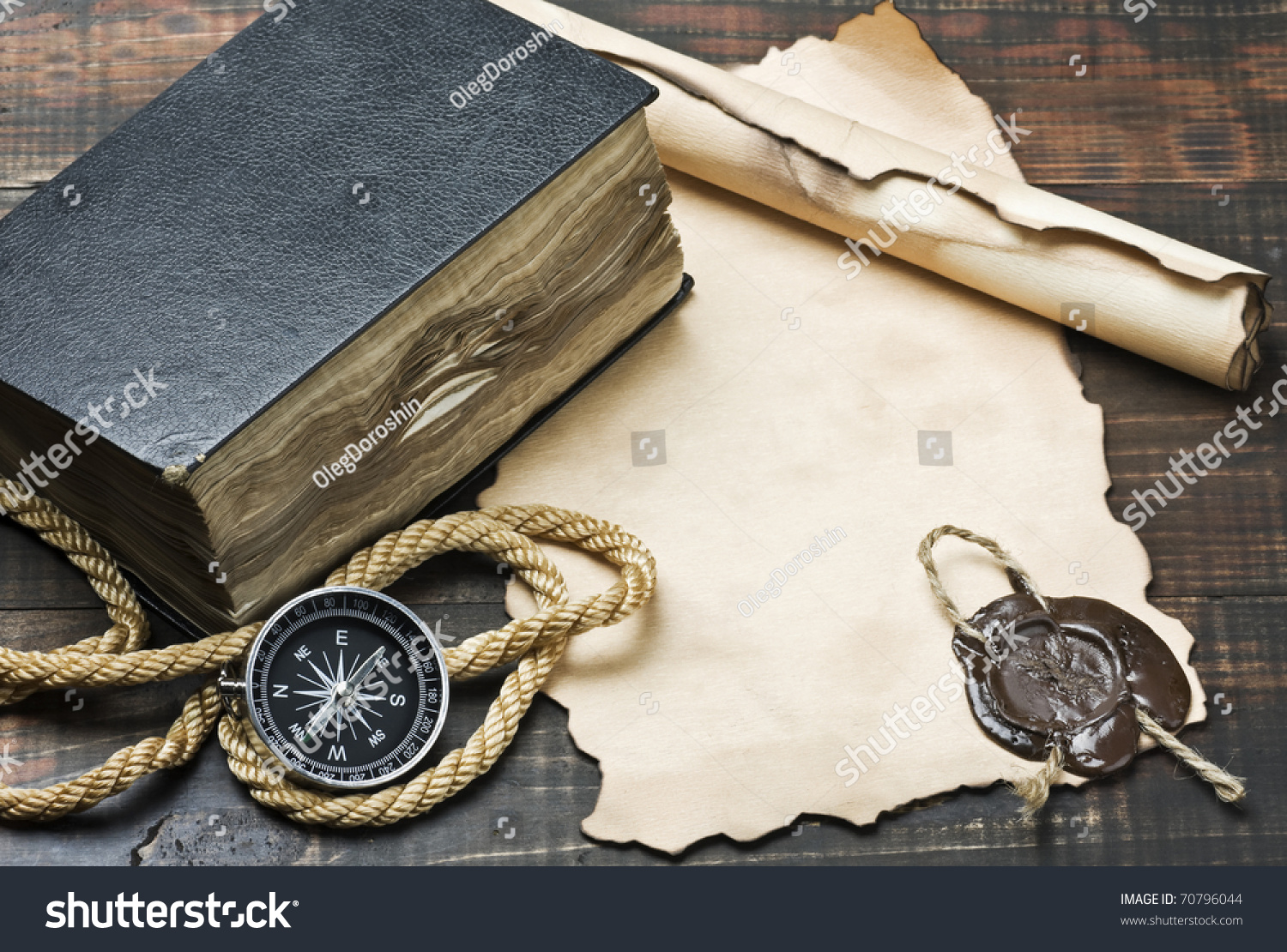 Bible Compass On Old Paper Stock Photo 70796044 - Shutterstock