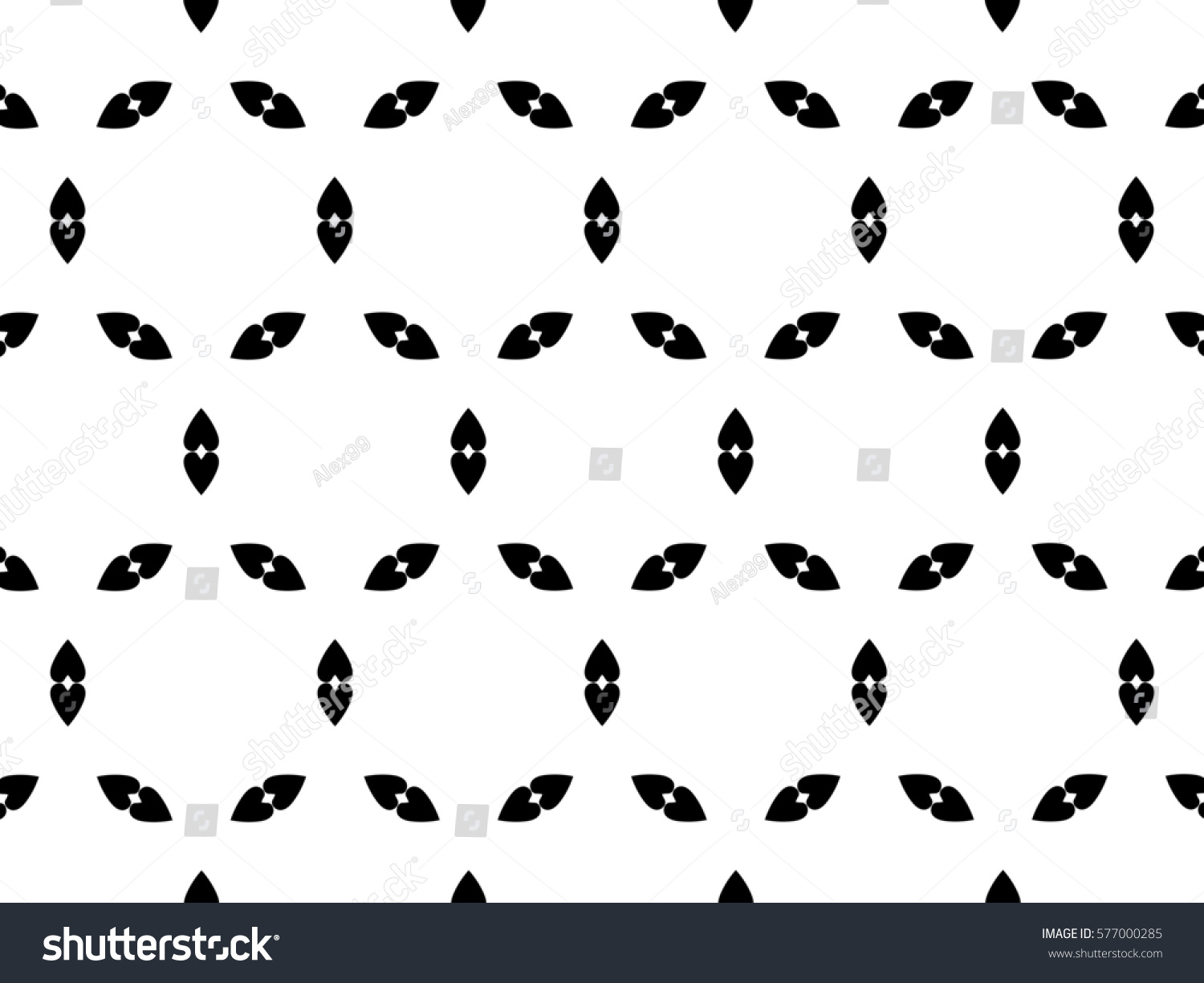 Black Elements On White Background L Stock Illustration 577000285