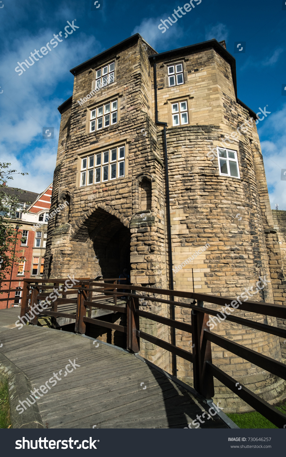 Black Gate Newcastle Castle Medieval Fortification Stock Photo Edit Now 730646257