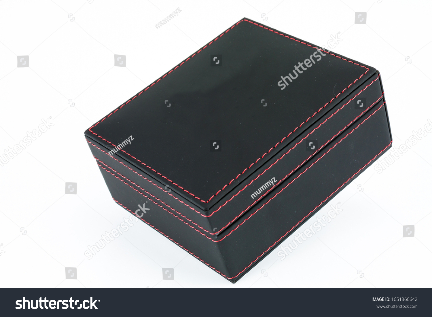 Download Black Leather Box Sewn Bright Red Stock Photo Edit Now 1651360642 PSD Mockup Templates