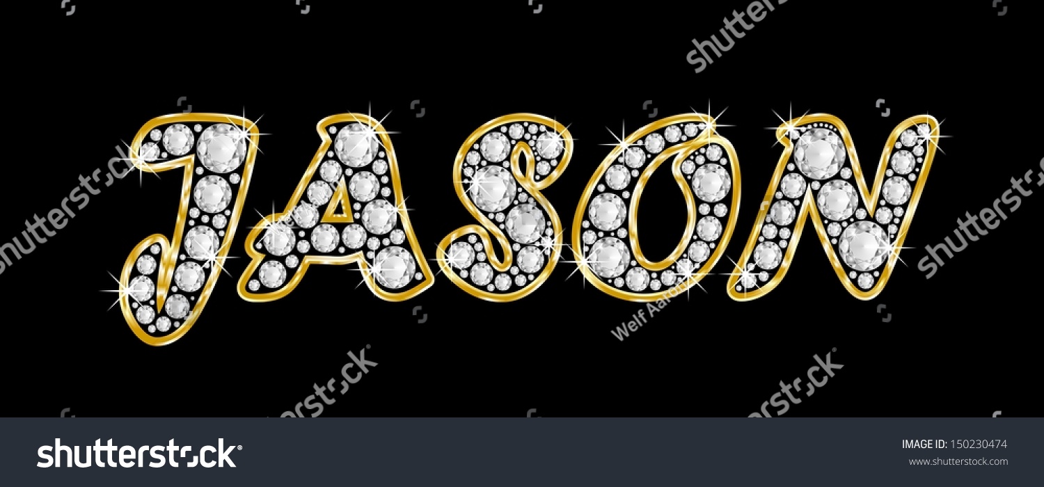 Boy Male Name Jason Made Shiny Stock Illustration 150230474 Shutterstock