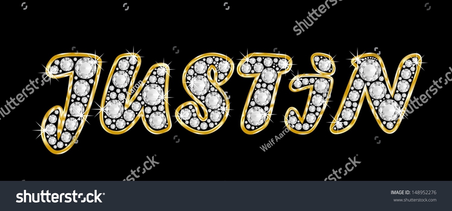 Your name justine Images, Stock Photos & Vectors | Shutterstock