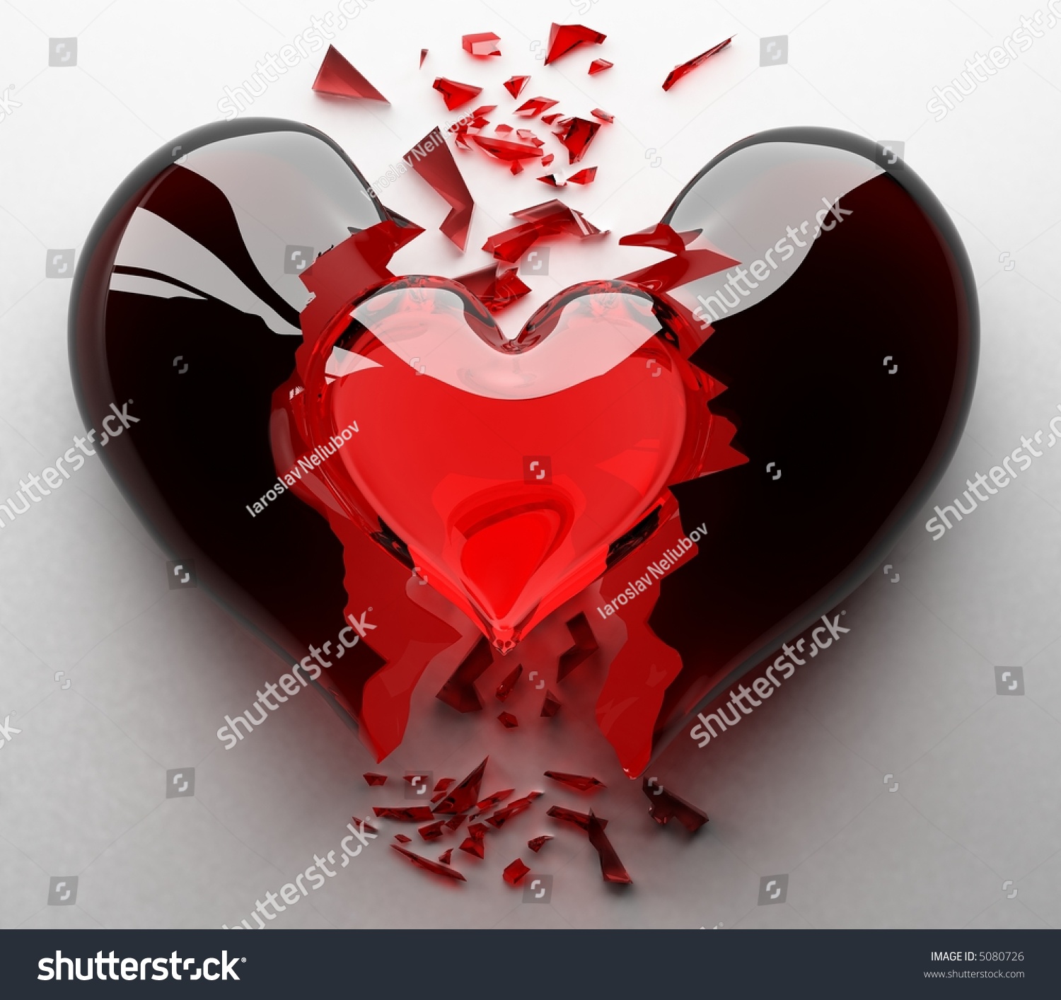 Broken Heart Birth New 3d Render Stock Photo 5080726 | Shutterstock