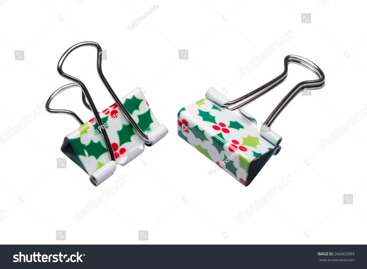 christmas binder clips