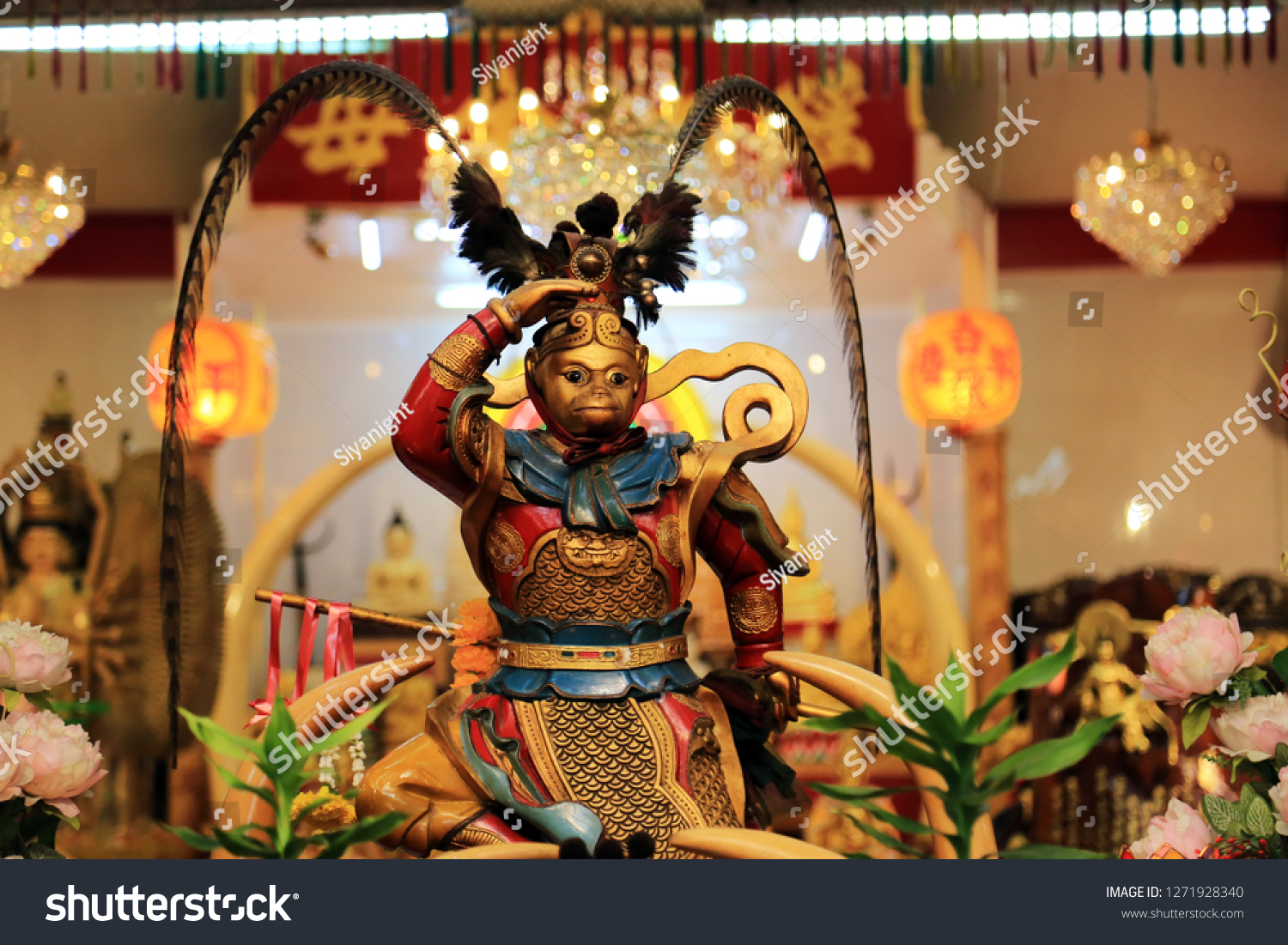 Chinese Statue Monkey King God Sun Stock Photo Edit Now