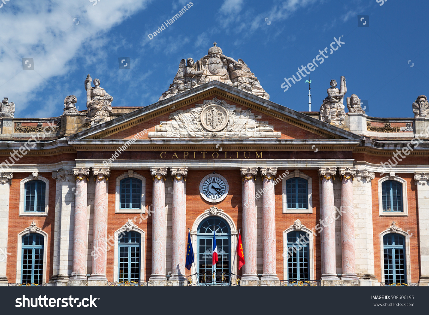 City Hall Toulouse France On Spring Stock Photo (Edit Now) 508606195