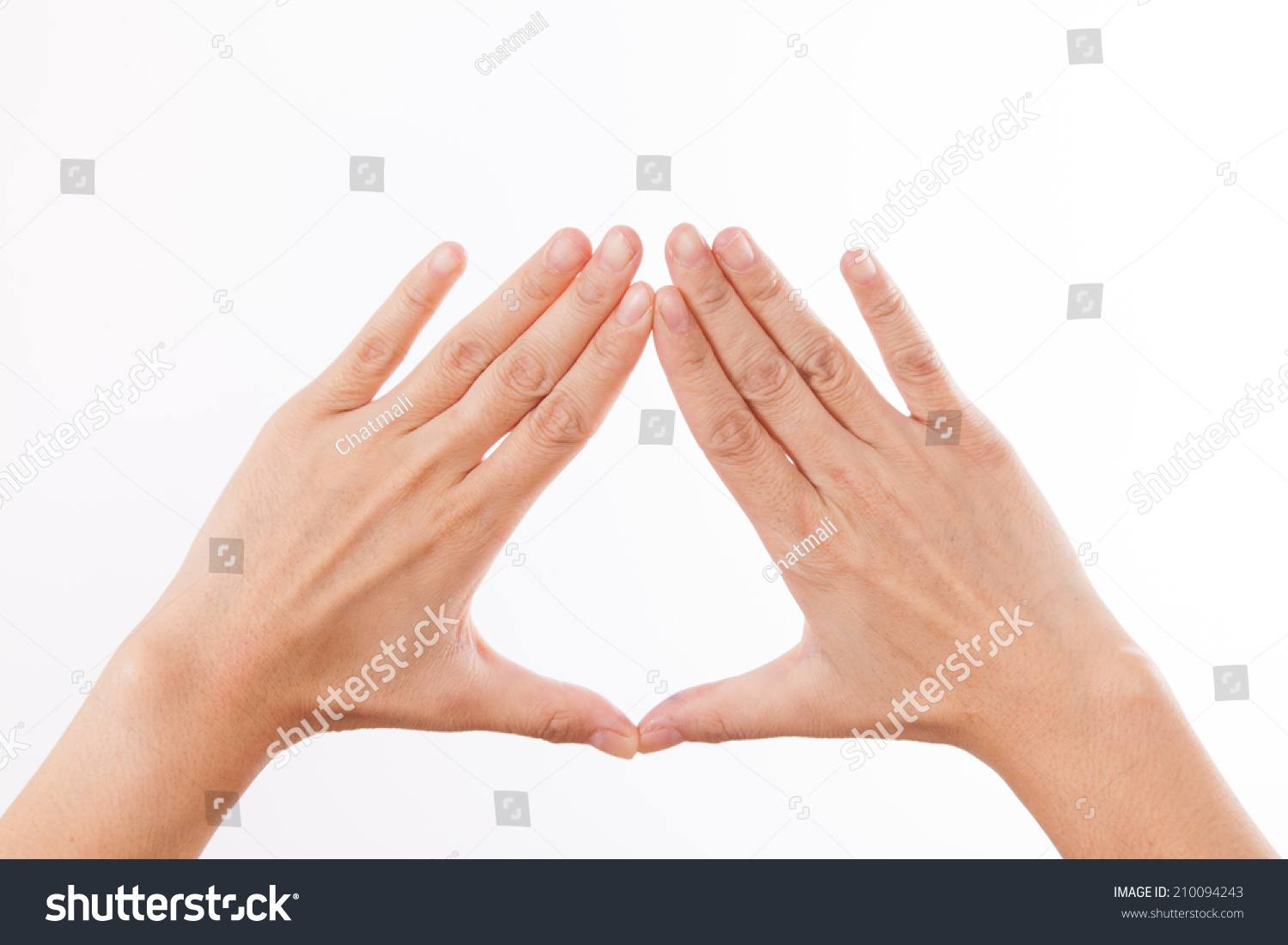 Triangle With Fingers Images Stock Photos Vectors Shutterstock
