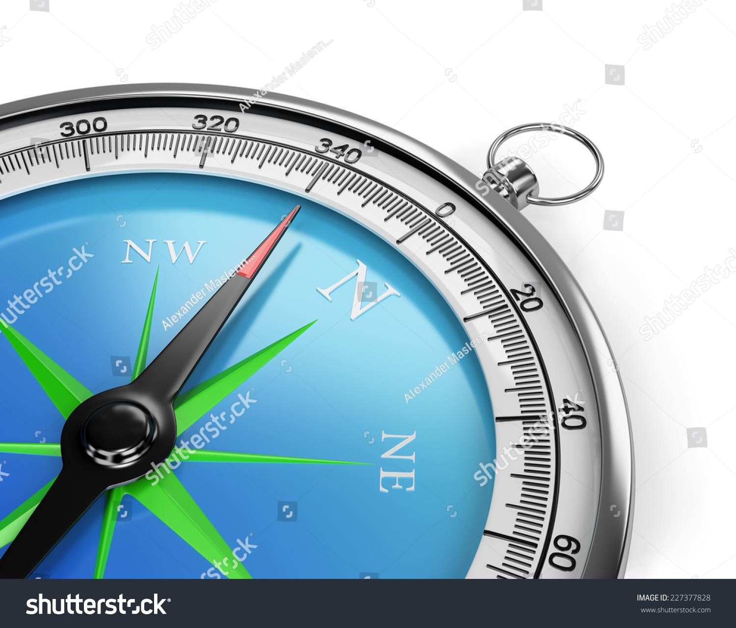 how does a compass indicate direction
