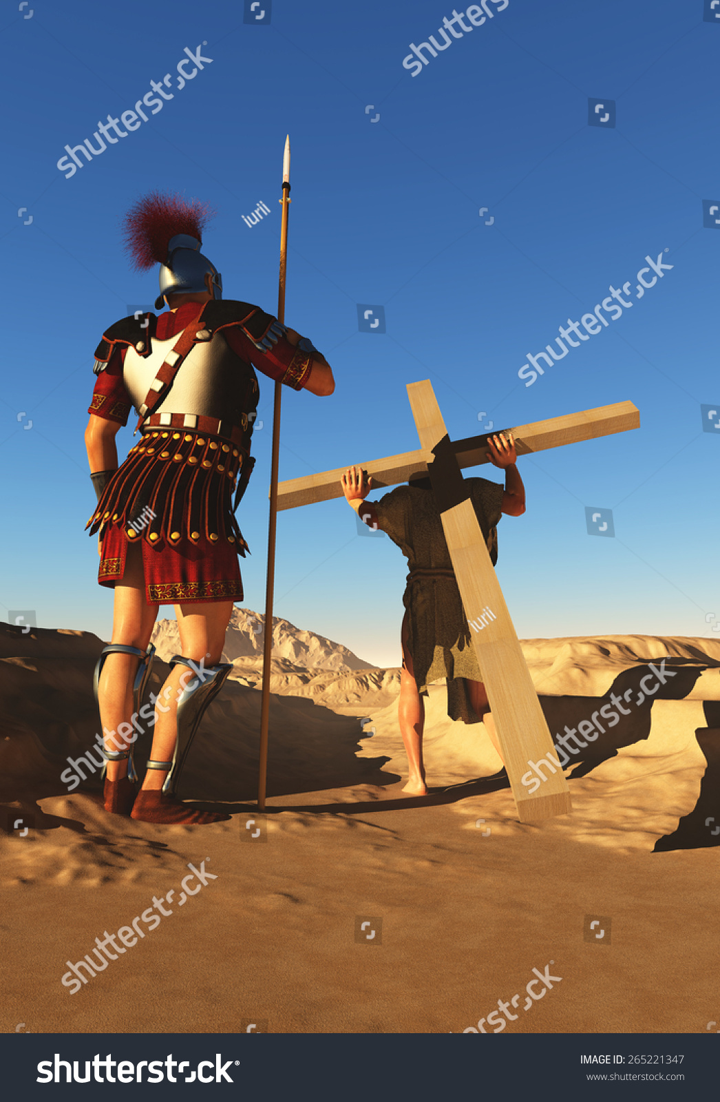 crucified-jesus-soldiers-265221347-shutterstock