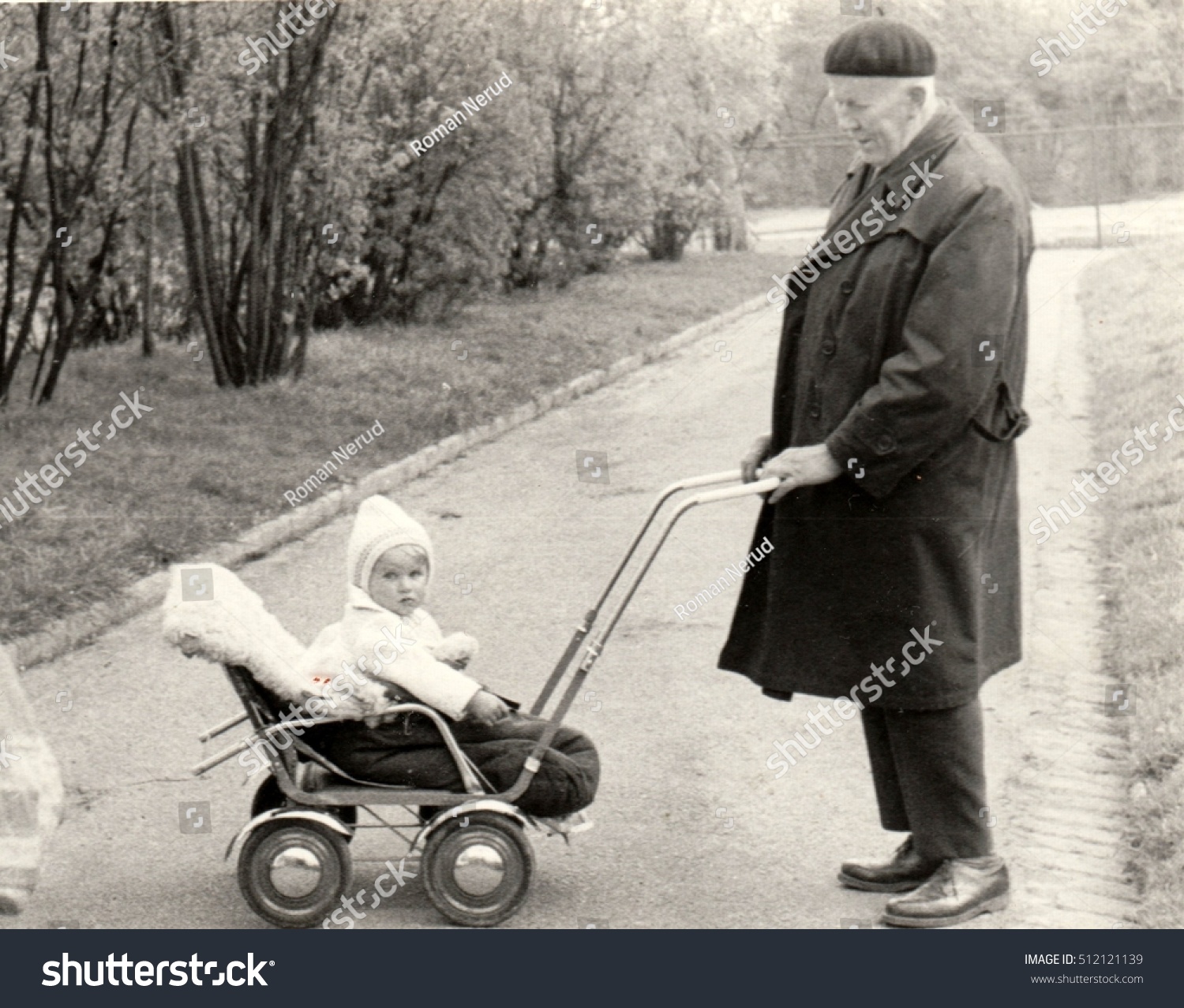 1950s baby carriage