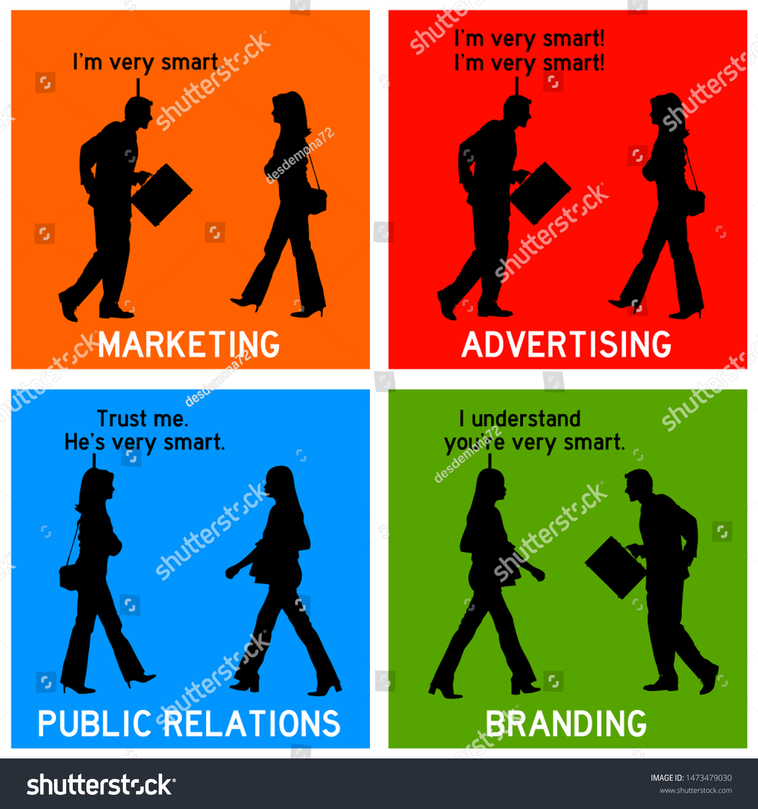 「Difference Between Marketing Advertising Public Relations」のイラスト素材 ...