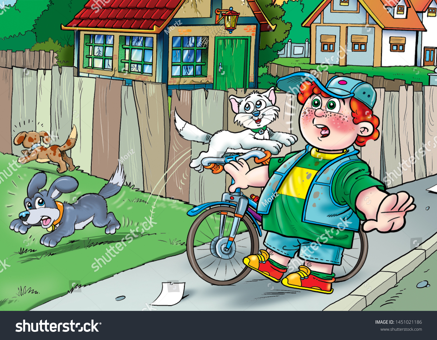 cat boy bike