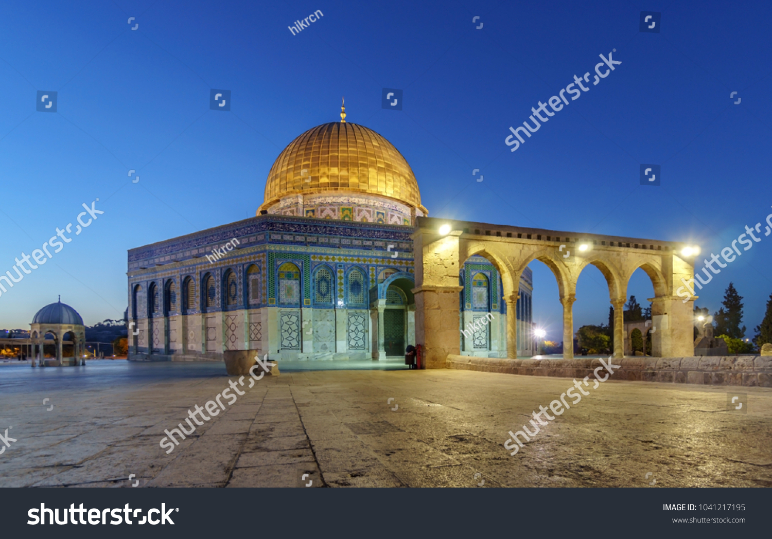 Dome Rock Old City Jerusalem Israel Stock Photo 1041217195 | Shutterstock