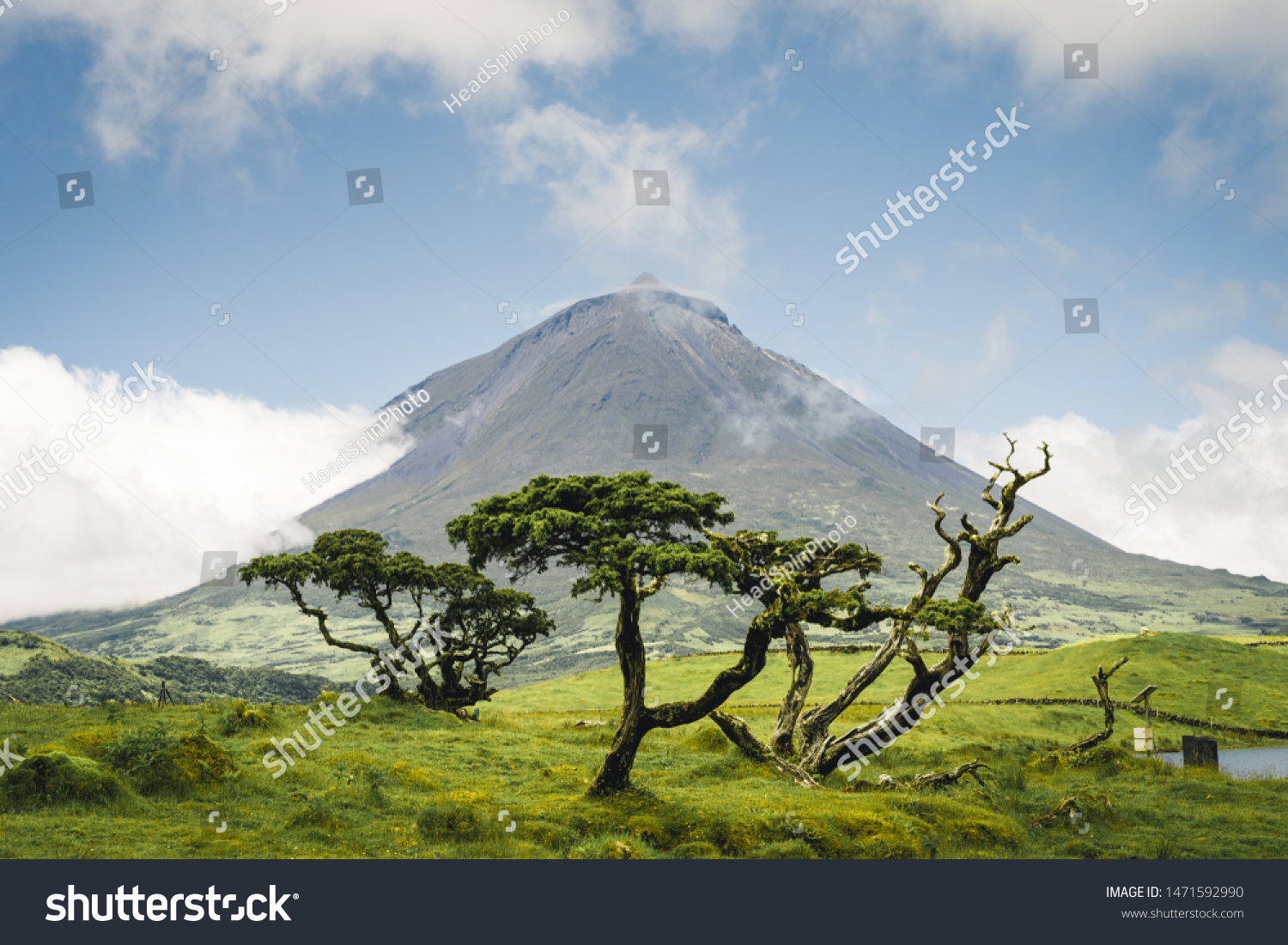 Famous Mount Pico Volcano On Pico Stock Photo Edit Now 1471592990