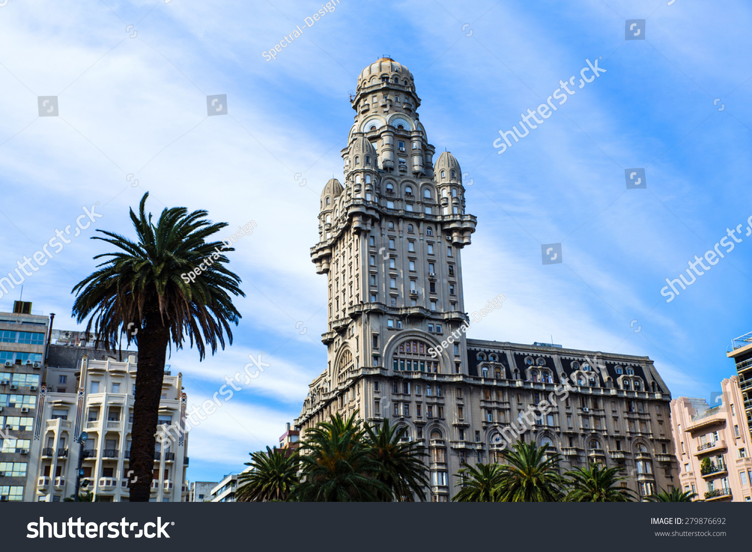 Famous Palacio Salvo Montevideo Uruguay Stock Photo 279876692 ...