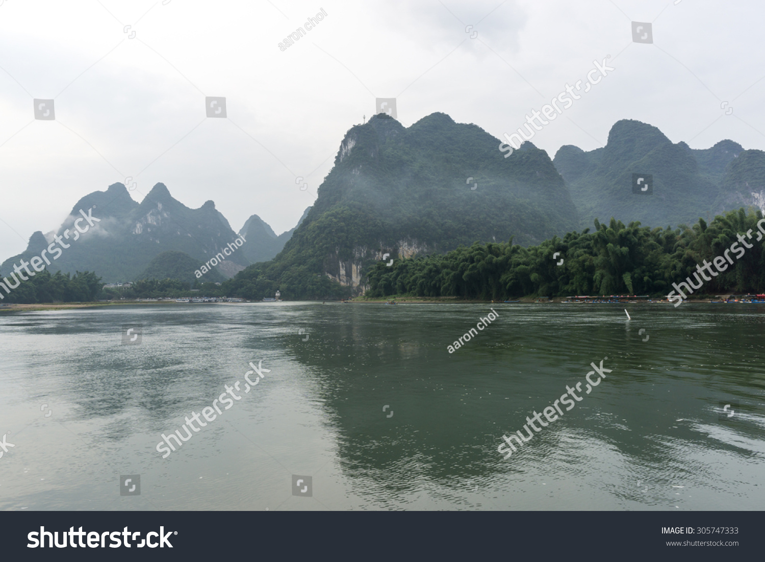 The Famous 20 Yuan Banknote Scenery Taken Early In The Morning When The ...