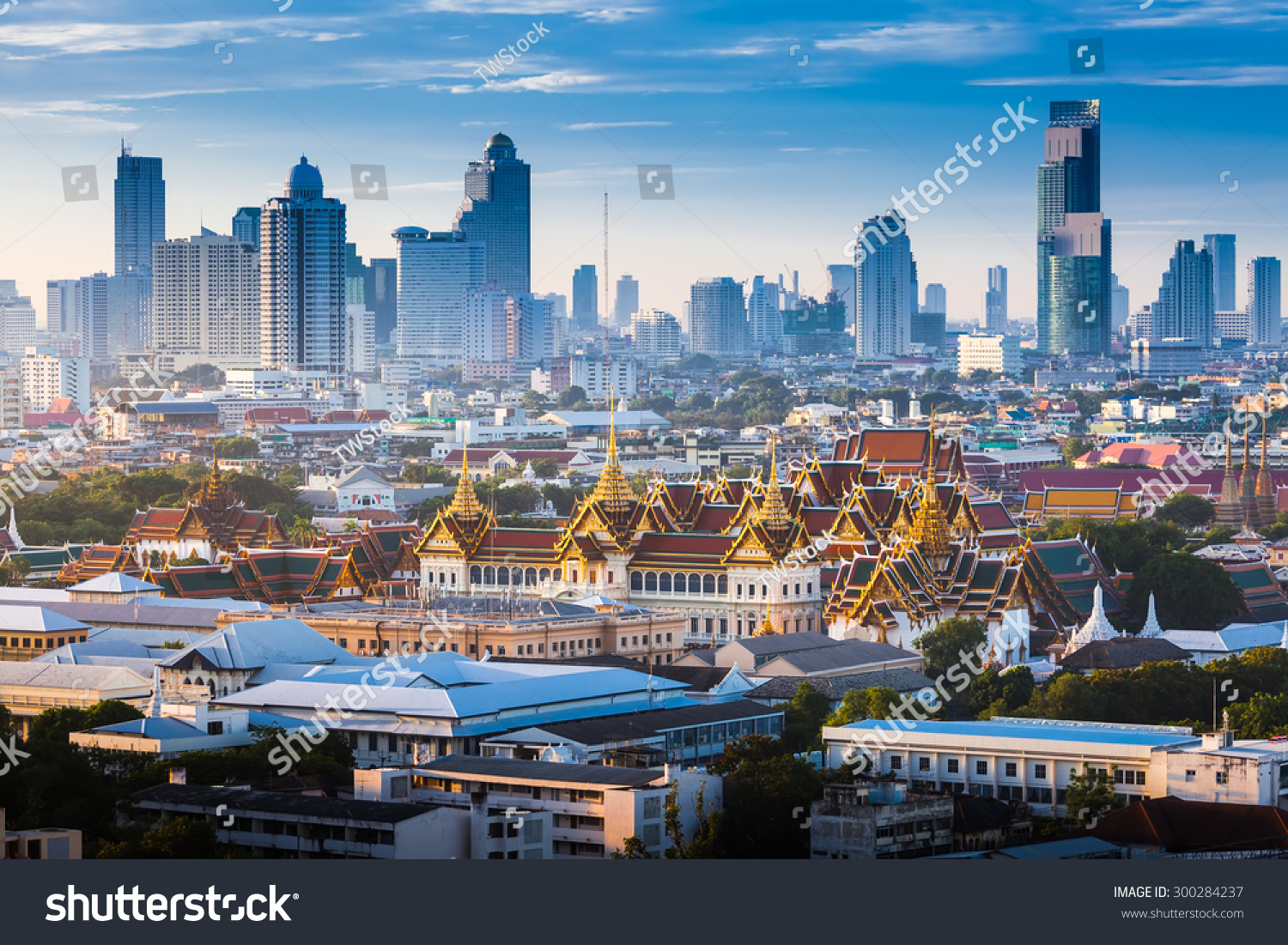 BANGKOK SKYLINE GLOSSY POSTER PICTURE PHOTO city thai thailand decor hanging 435