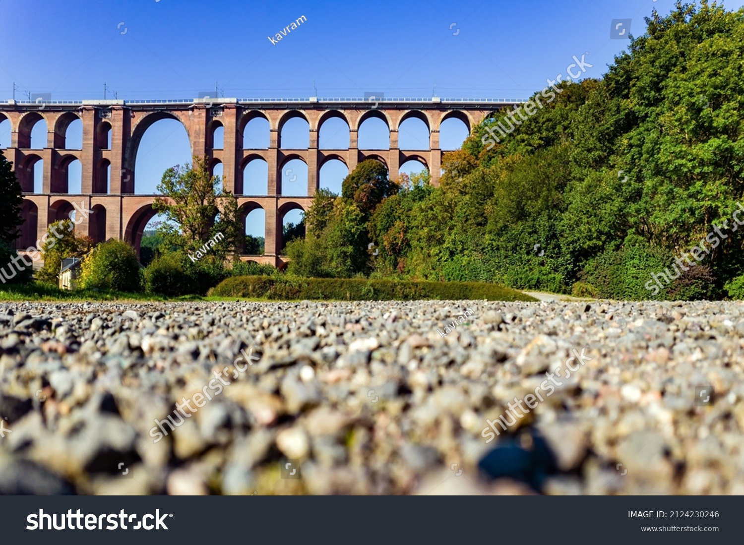 Goltzsch Viaduct Worlds Largest Brick Viaduct Stock Photo (Edit Now